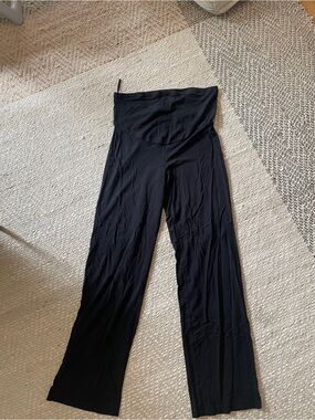 H&M Maternity Black Wide Leg Comfy Pants